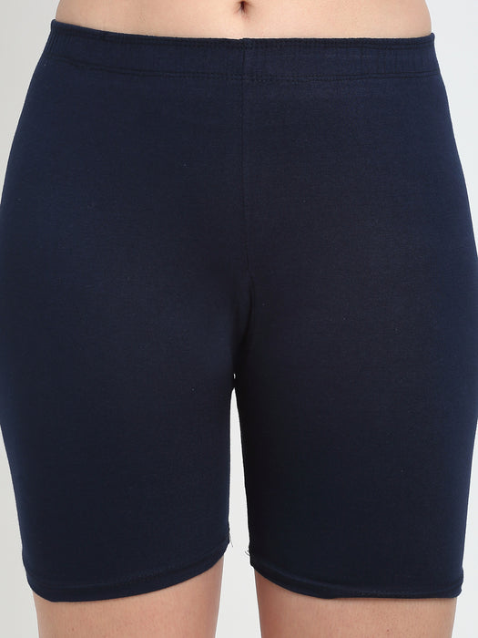 Women Navy D.skin Four way super commed lycra Cycling Shorts