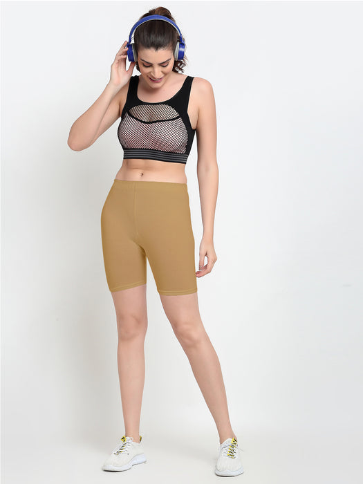 Women Gajri D.skin Four way super commed lycra Cycling Shorts