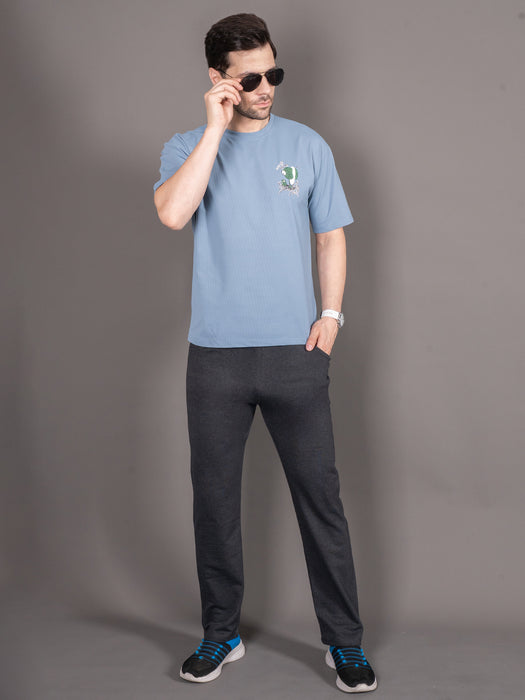 Men Black Solid Front pocket Straight fit joggers