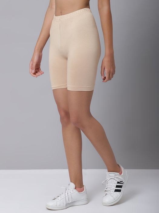 Women Skin Viscose lycra cycling shorts