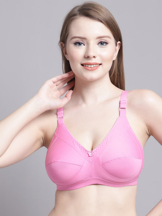 Little Lacy Lycra Cotton Ladies Carnation Pink Padded Bra at Rs 575/piece  in Mumbai