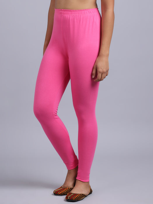 Women Light Pink Super combod Cotton Lycra Legging