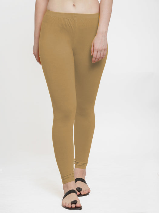 Women Brown Dark Skin Super Combed Cotton Lycra Legging