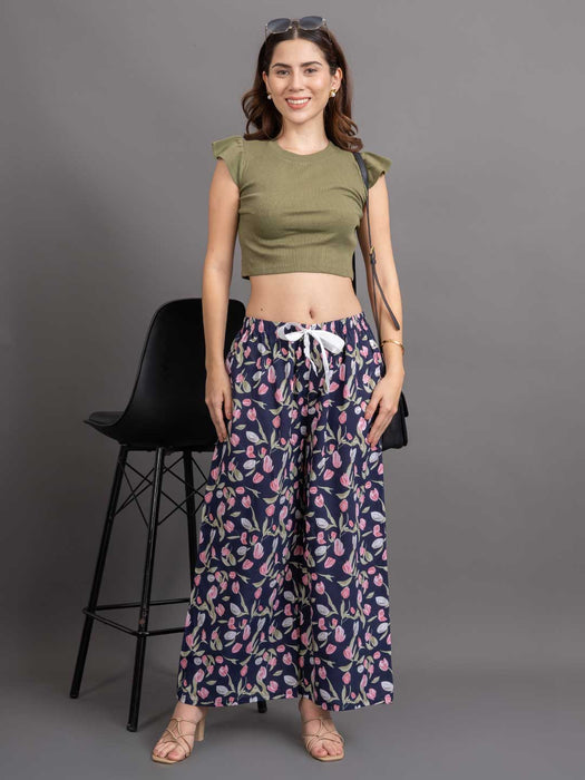 Women Flower Printed palazzo